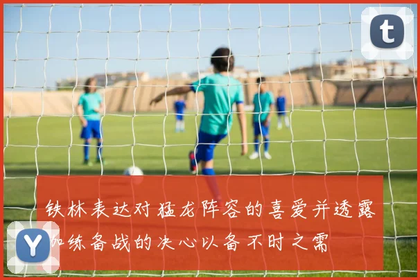 铁林表达对猛龙阵容的喜爱并透露加练备战的决心以备不时之需
